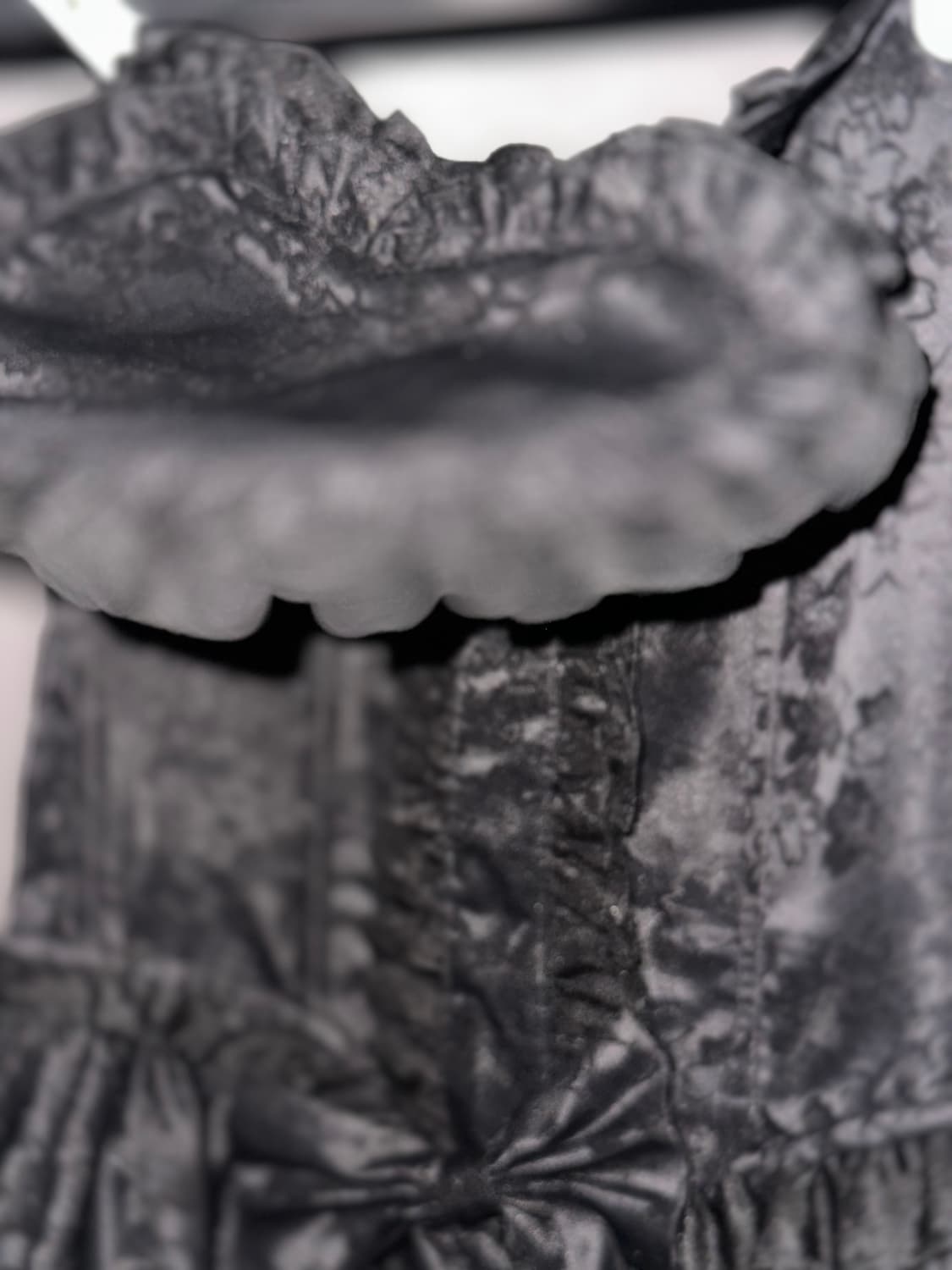 고스로리 벚꽃 프린팅 하트 프릴 캉캉 원피스 스커트 상품이미지6