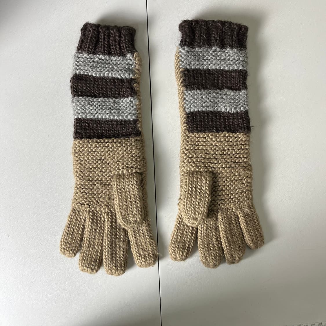 [JPN] 빈티지 재팬 핸드메이드 뜨개 롱 장갑 상품이미지2