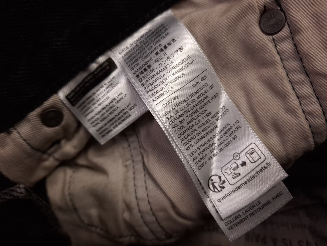 오리지날 리바이스 517 부츠컷 블랙진 상품이미지6