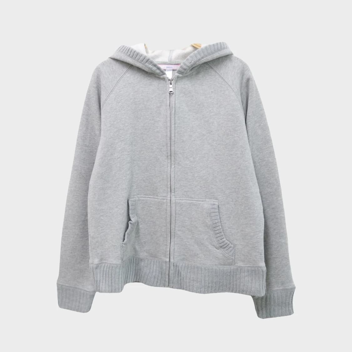 갭 니트 시보리 그레이 후드 집업 61028 상품이미지1