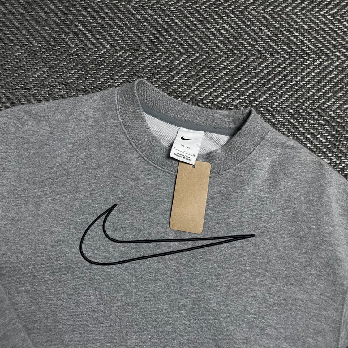 나이키 빅스우시 로고 그레이 스웻 맨투맨o 5198 상품이미지3