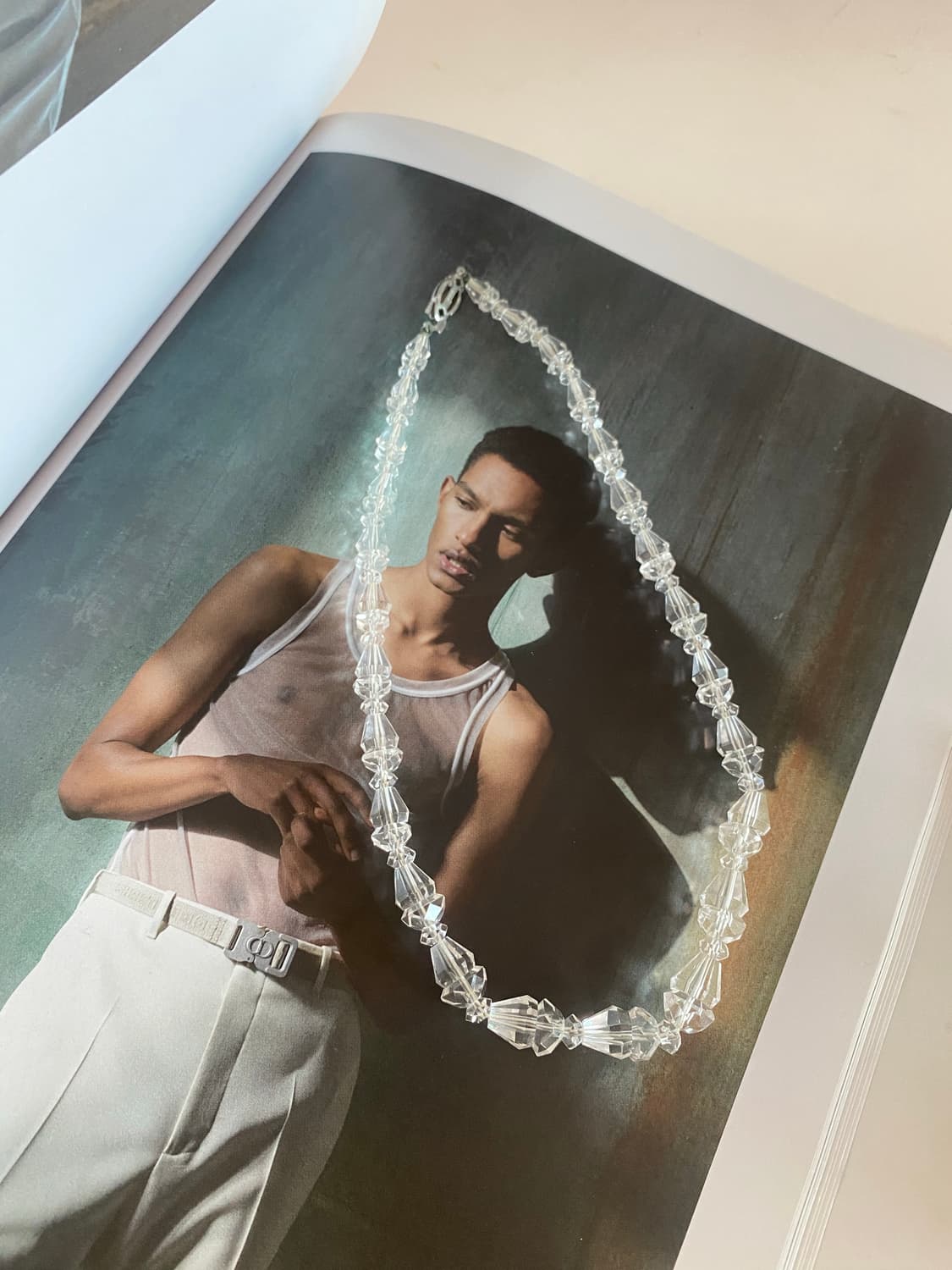 크리스탈 비즈 실버 목걸이 빈티지 주얼리 상품이미지8