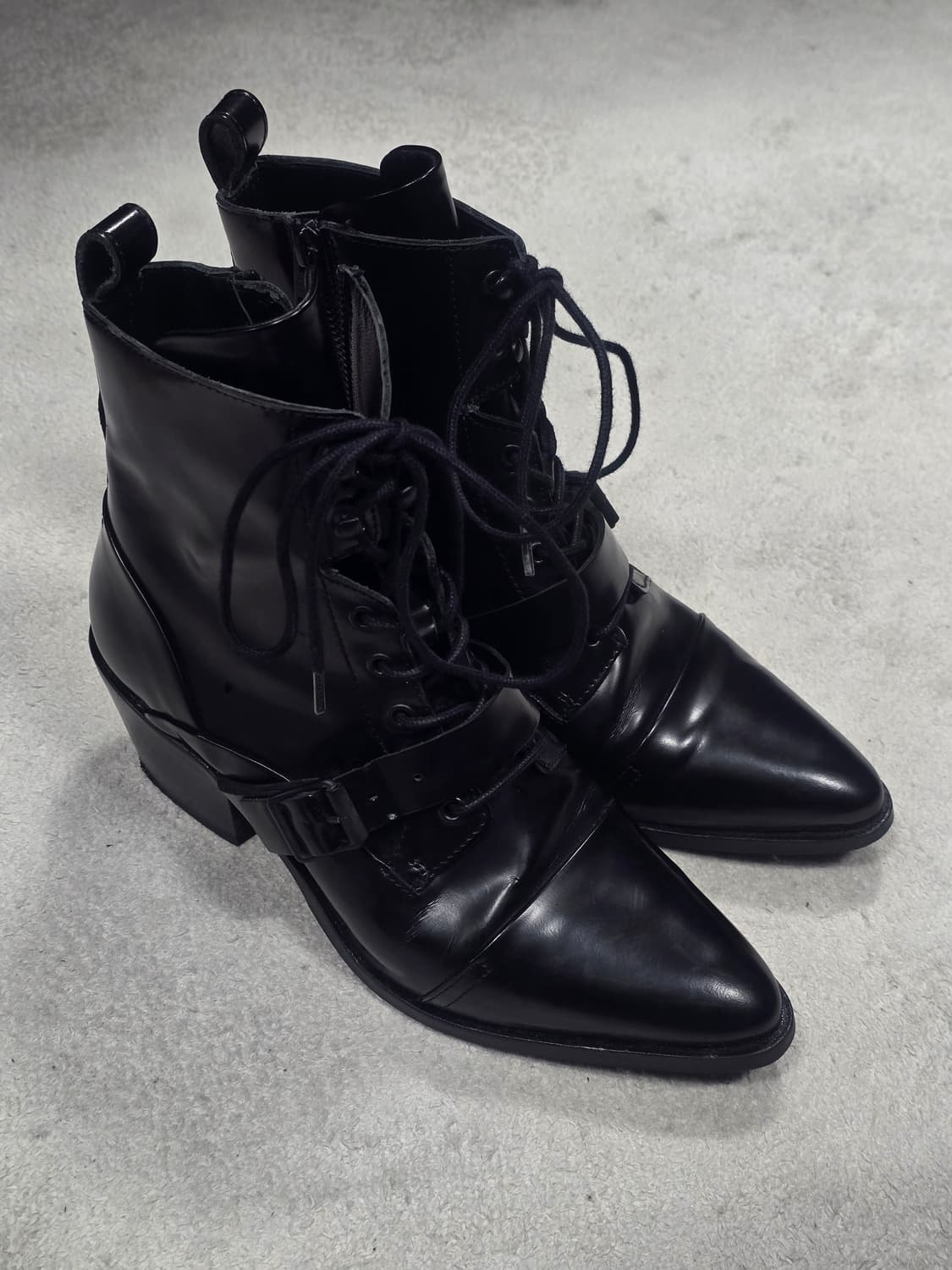 올세인츠 케이티 레더 앵글부츠 39 상품이미지3