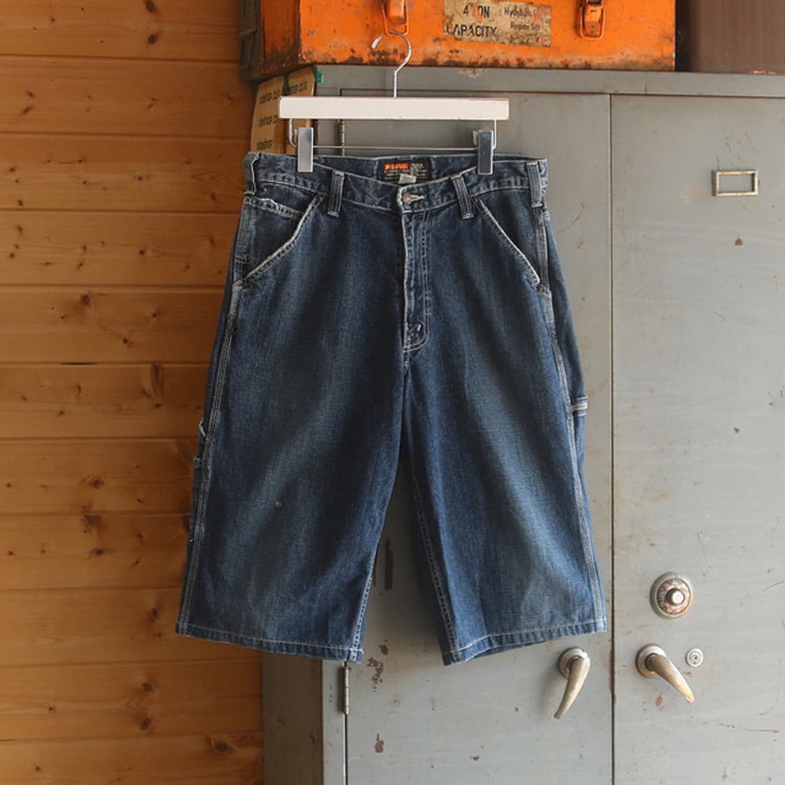 (착용컷) BIG JOHN 데님 카펜터 반바지 (32) 상품이미지3