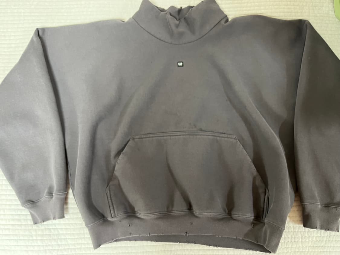 이지 갭 하이 넥 스웨터 다크 그레이 xs 상품이미지1