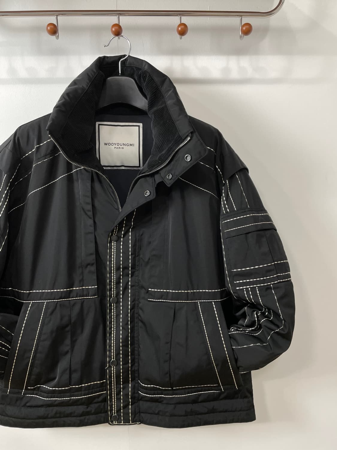 우영미 스티치 구스다운 패딩 상품이미지3