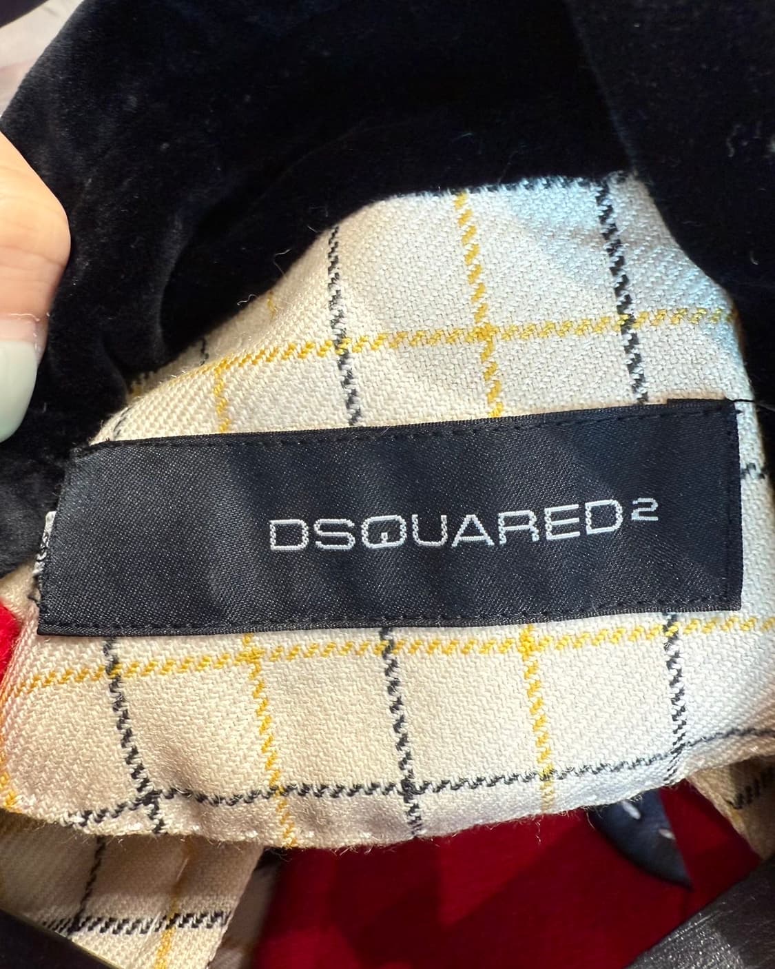 디스퀘어드2 컬렉션 레드 레이어 울 블레이저 자켓  상품이미지8