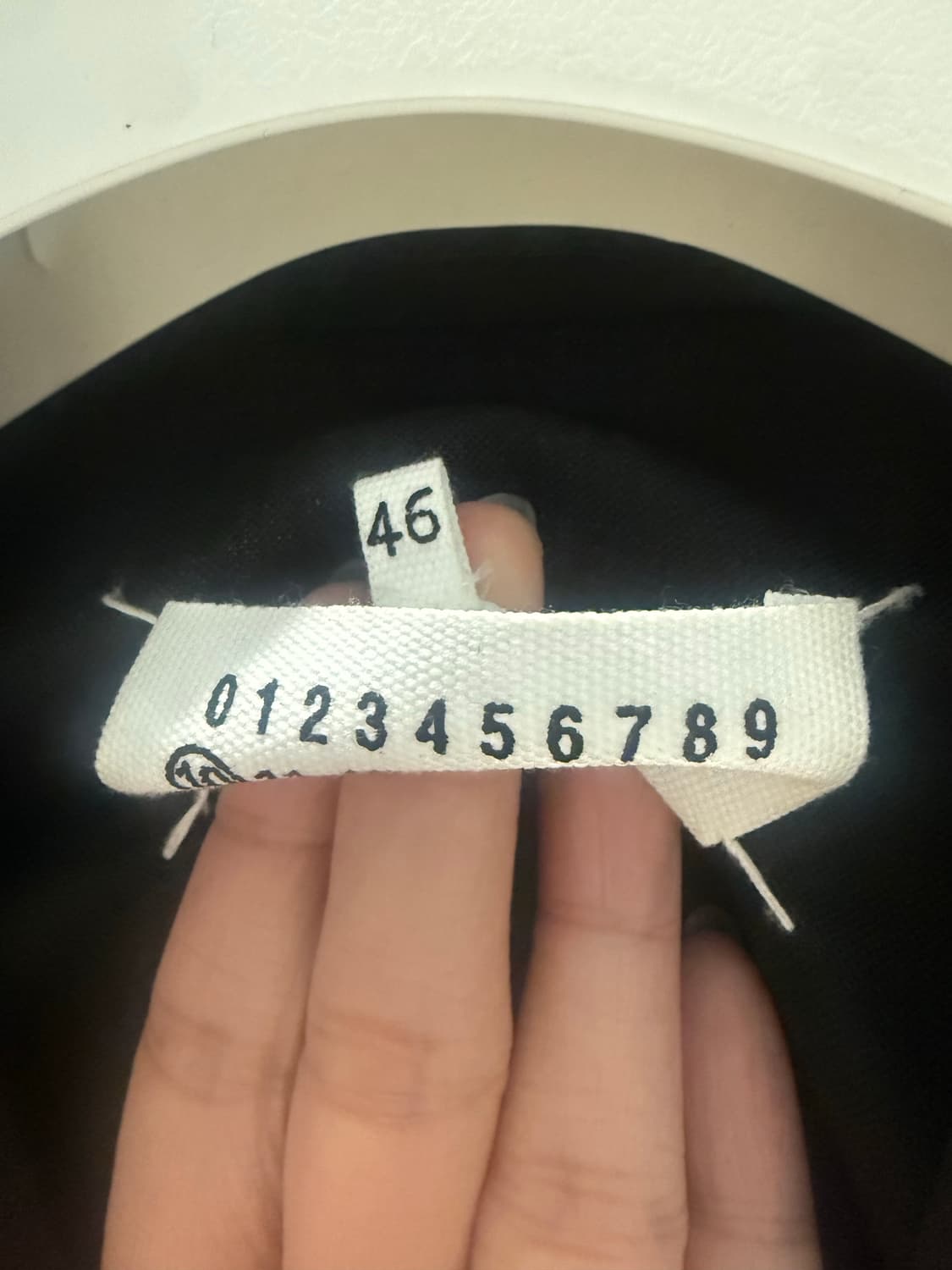 [메종 마르지엘라 ] 블랙 노카라 자켓 46 남여공용 상품이미지6