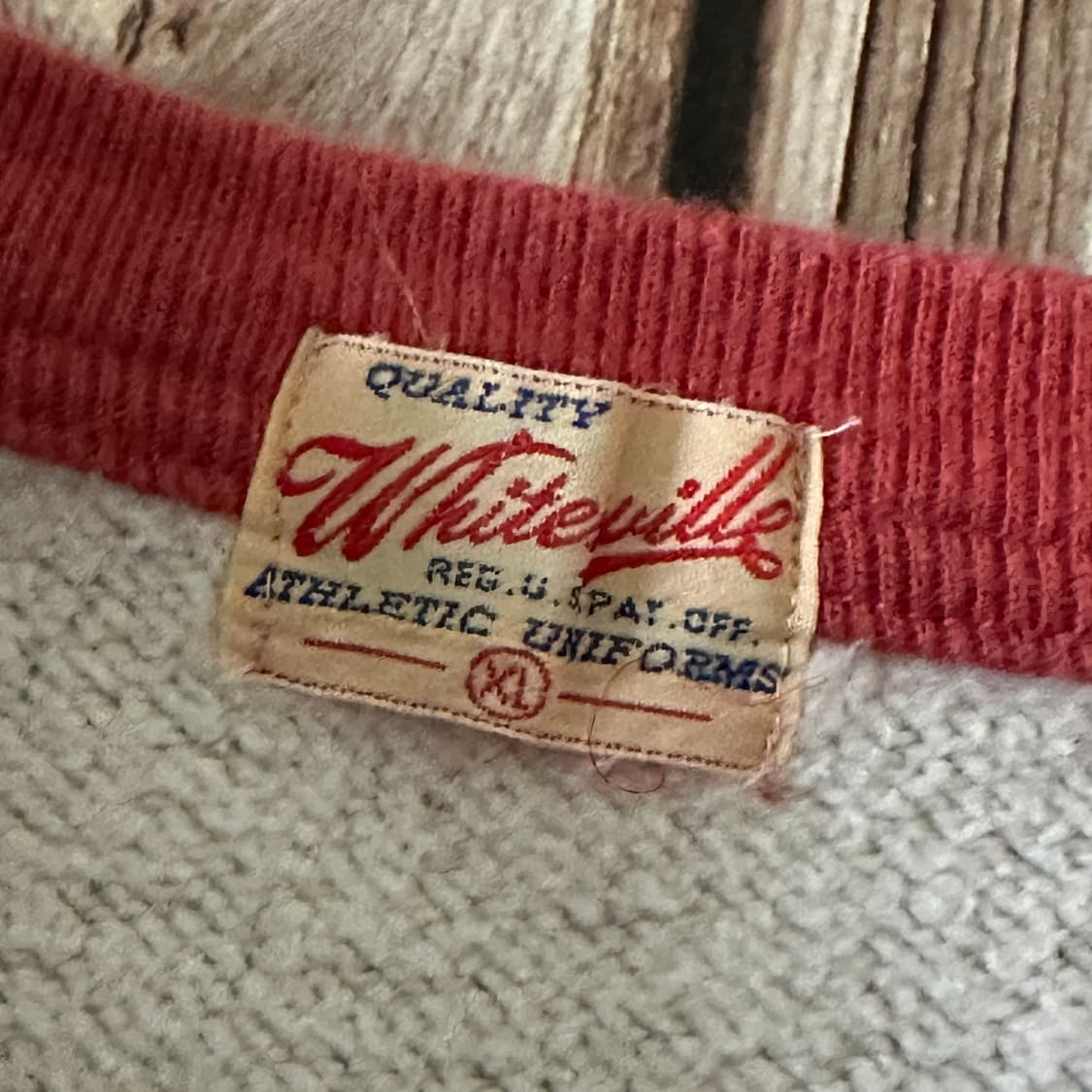 화이츠빌 투톤 프린팅 스웻셔츠 XL사이즈 상품이미지5