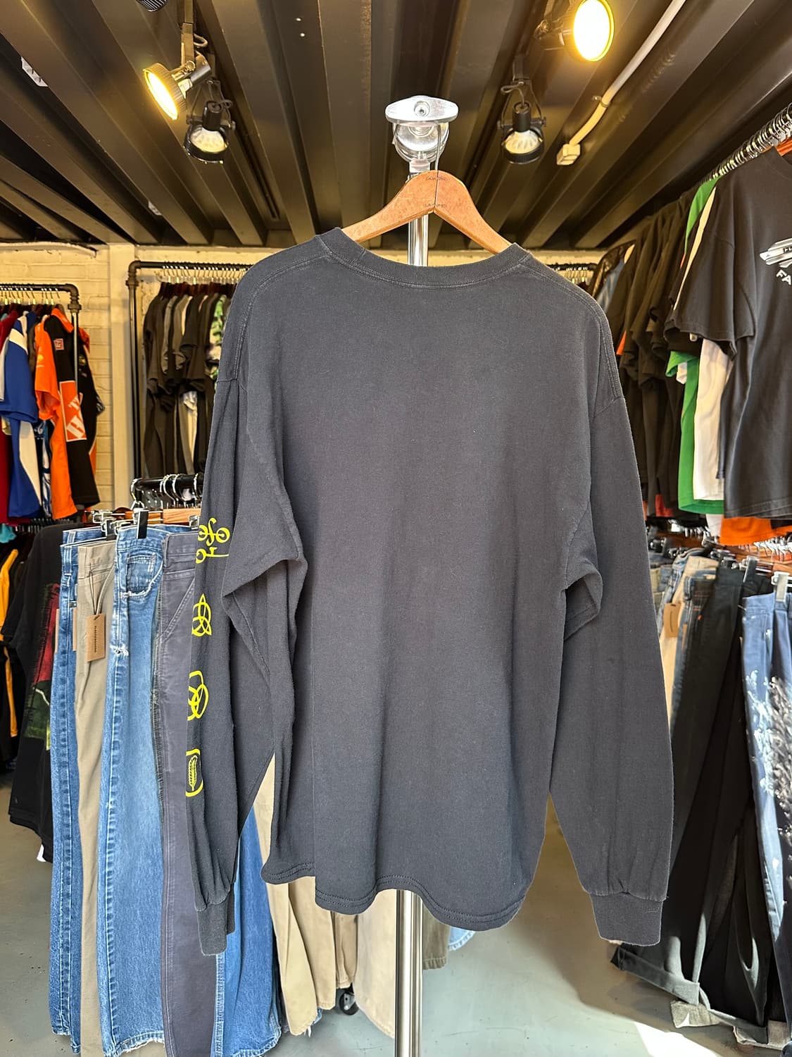 레드 제플린 Led Zeppelin 프린팅 롱슬리브 티셔츠 상품이미지2