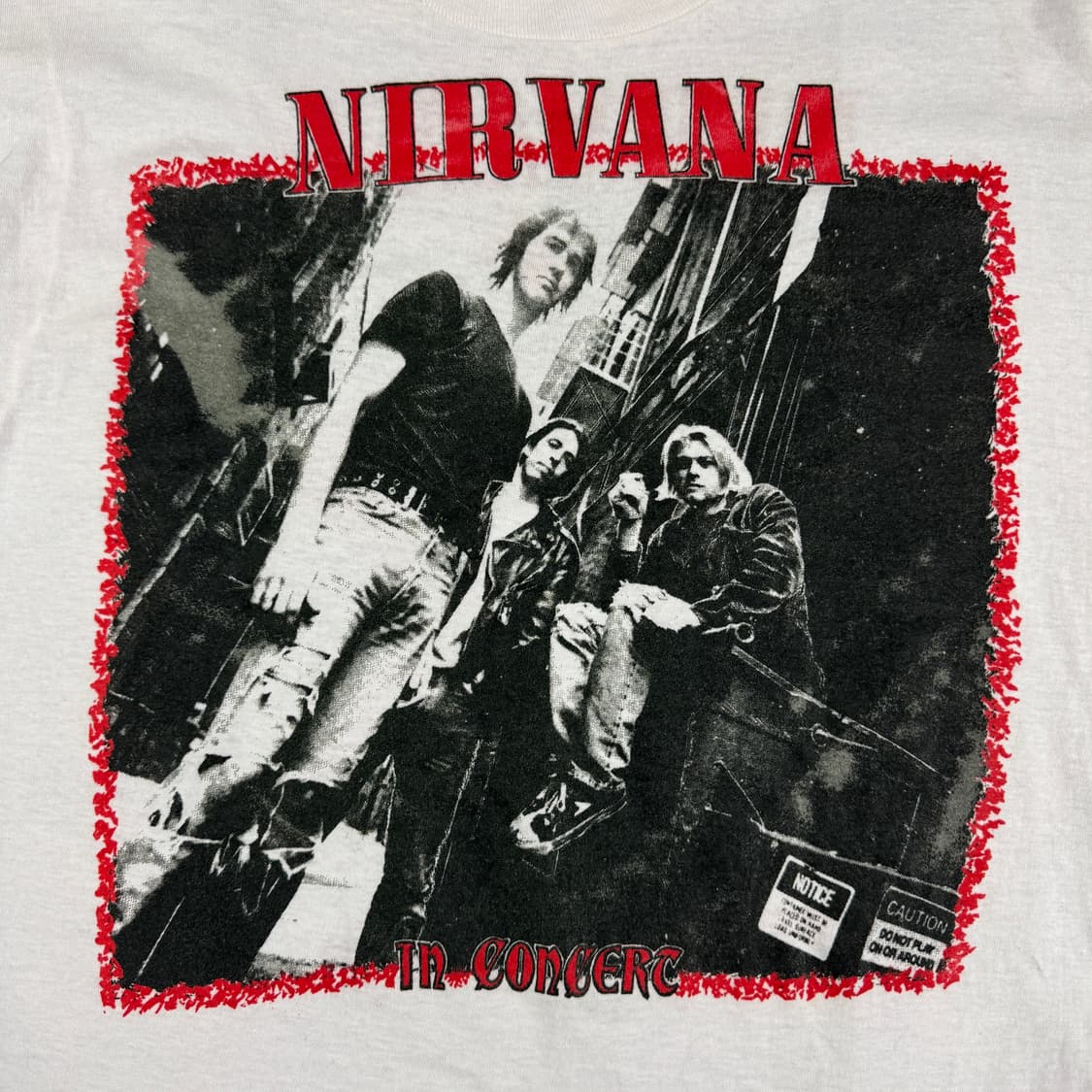 빈티지 90s Nirvana In Utero 너바나 인 유테로 티셔츠 상품이미지3