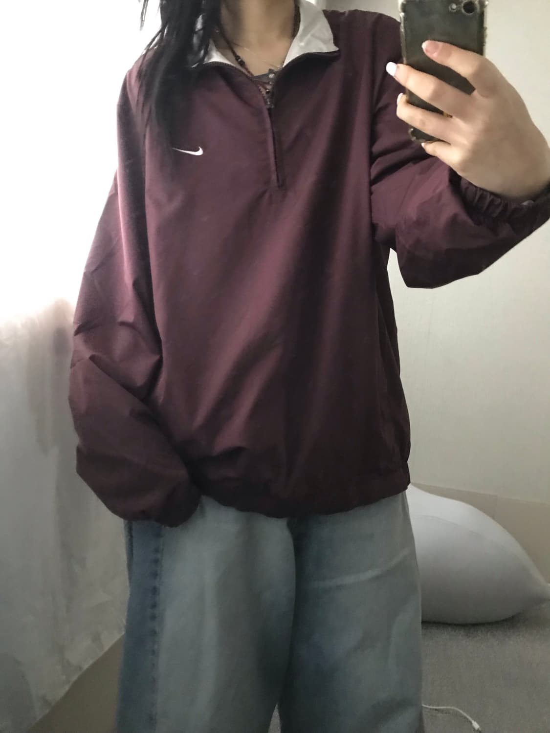 나이키 00s 버건디 웜업 상품이미지1