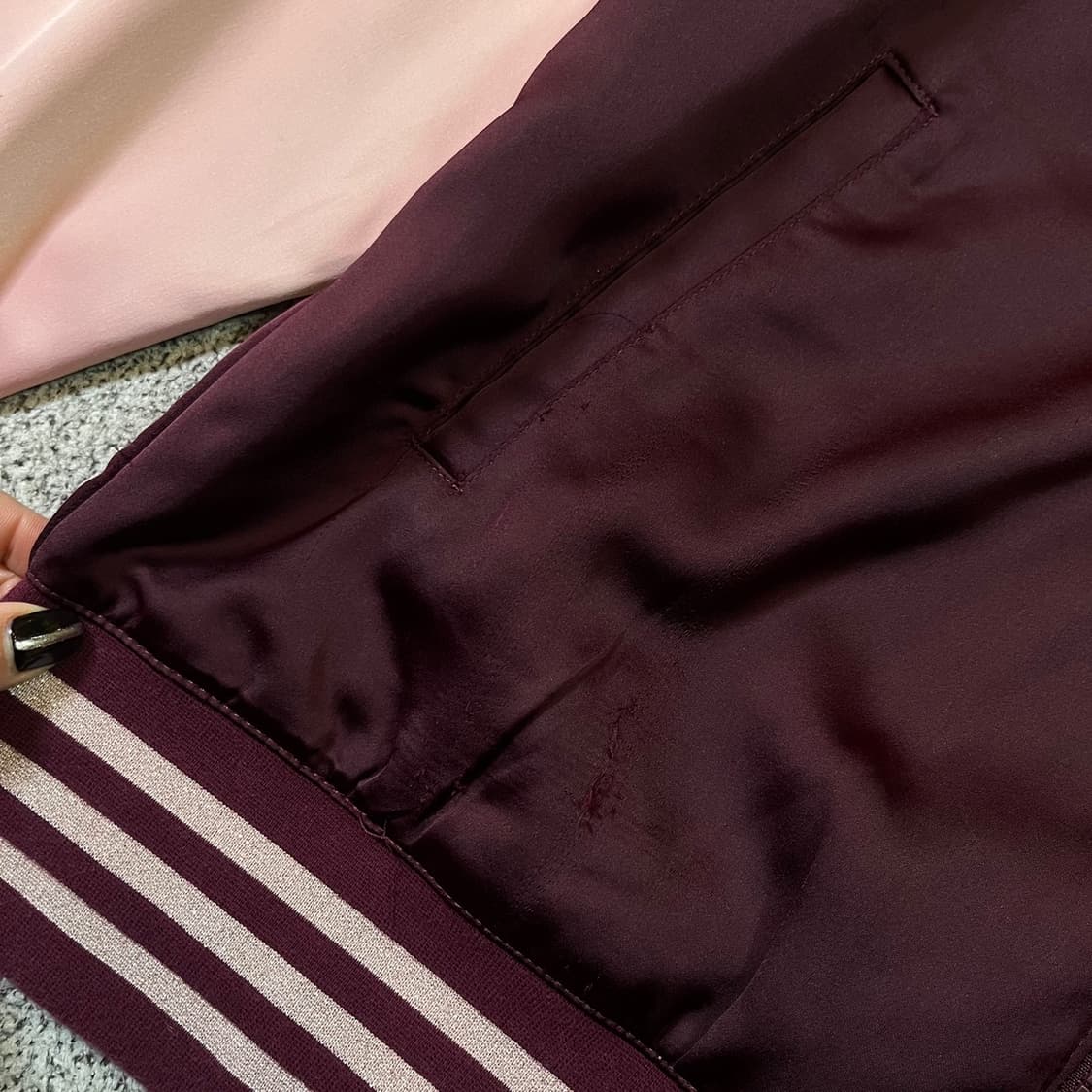 아디다스 파이어버드 새틴 블루종 자켓 상품이미지4