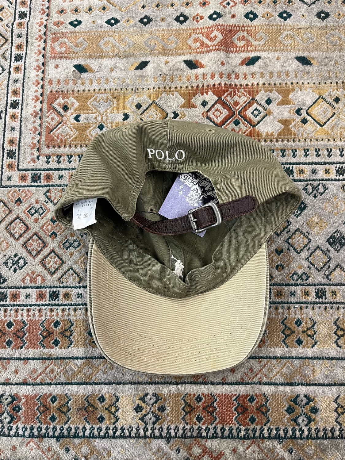 폴로 랄프로렌 볼캡 카키 #csz3041 상품이미지3
