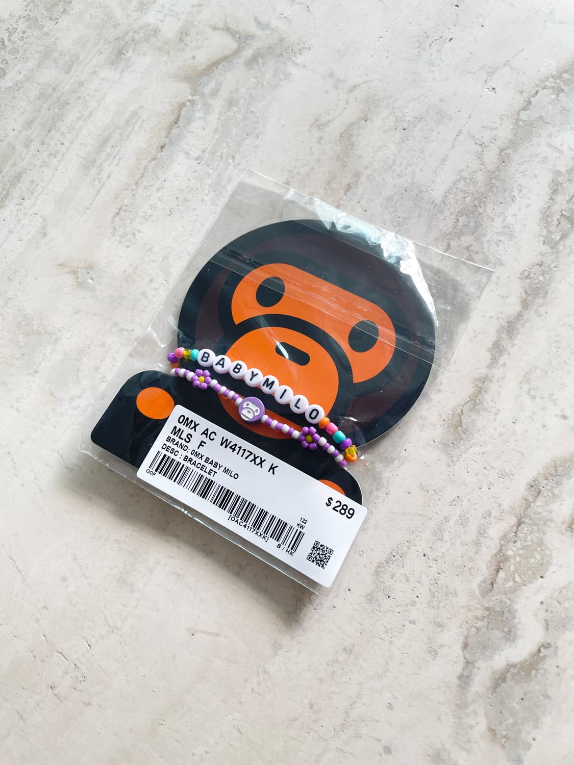 BAPE BABY MILO 베이프 베이비 마일로 브레이슬릿 팔찌 상품이미지2