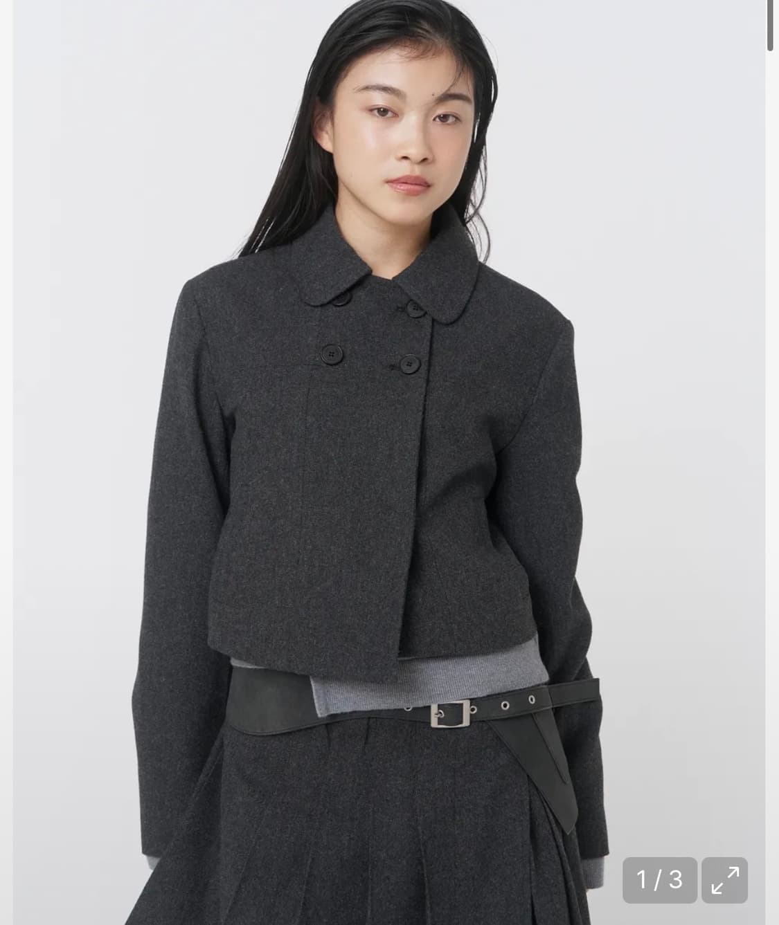 미세키서울 Wabi Round collar double jacket 상품이미지1