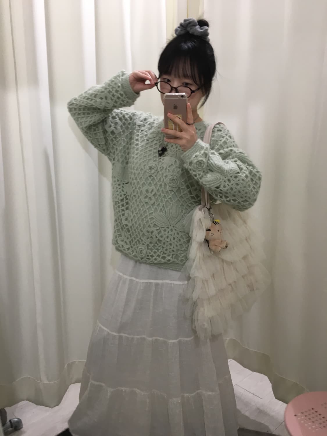Mint Garden Crochet knit 상품이미지6