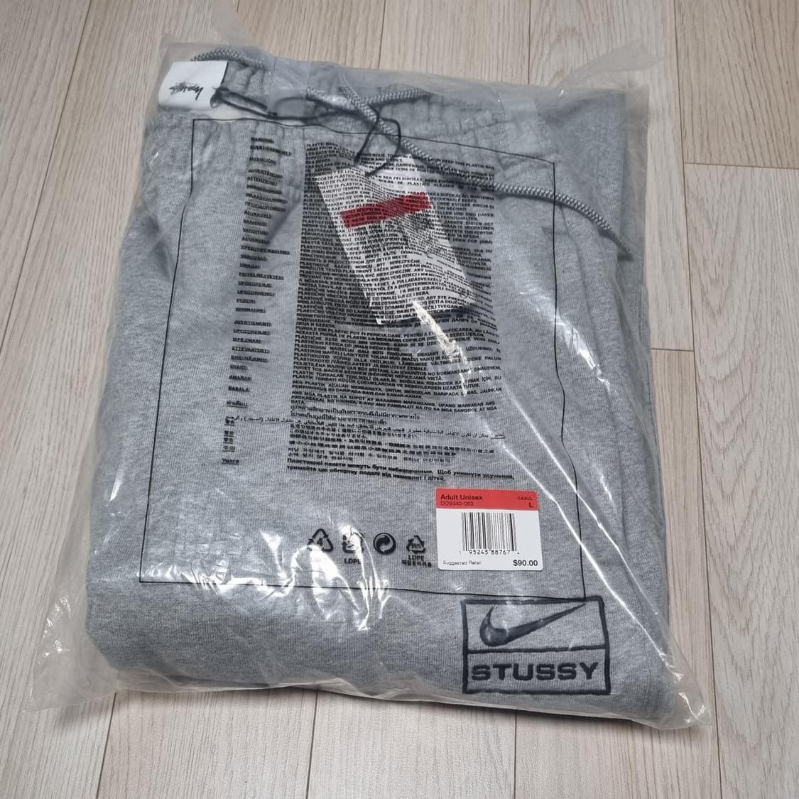 M,L 나투시 나이키x스투시 NRG 플리스 스웨트팬츠 츄리닝 바지 상품이미지6