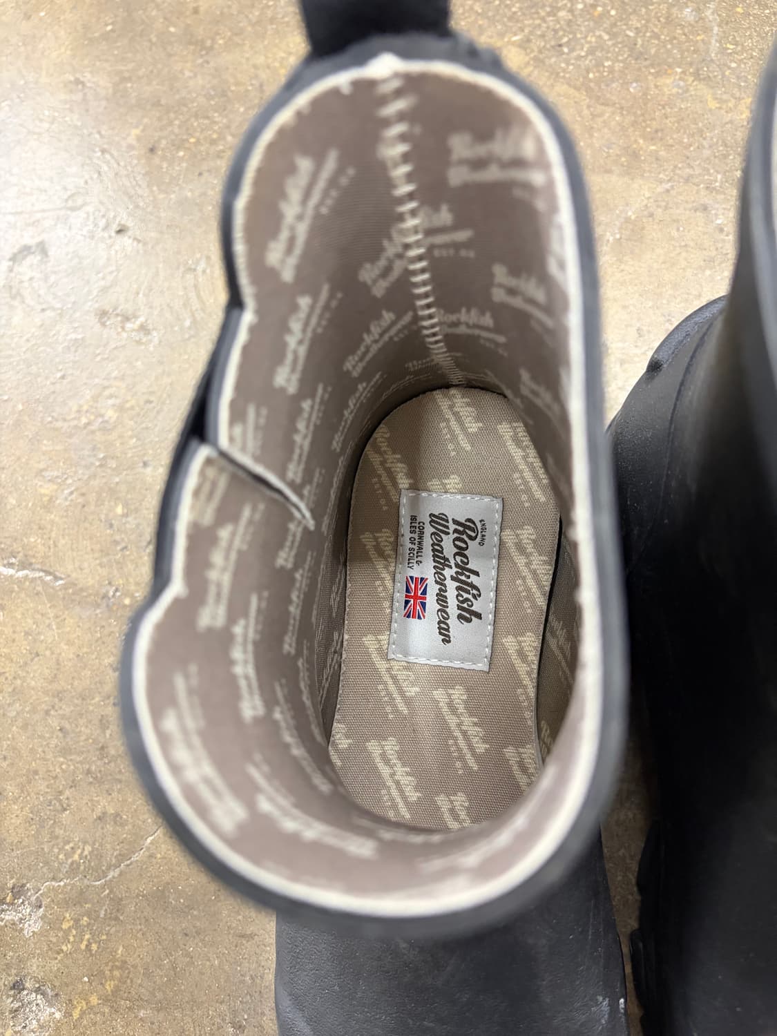 락피쉬 웨더웨어 블랙 레인부츠 상품이미지7