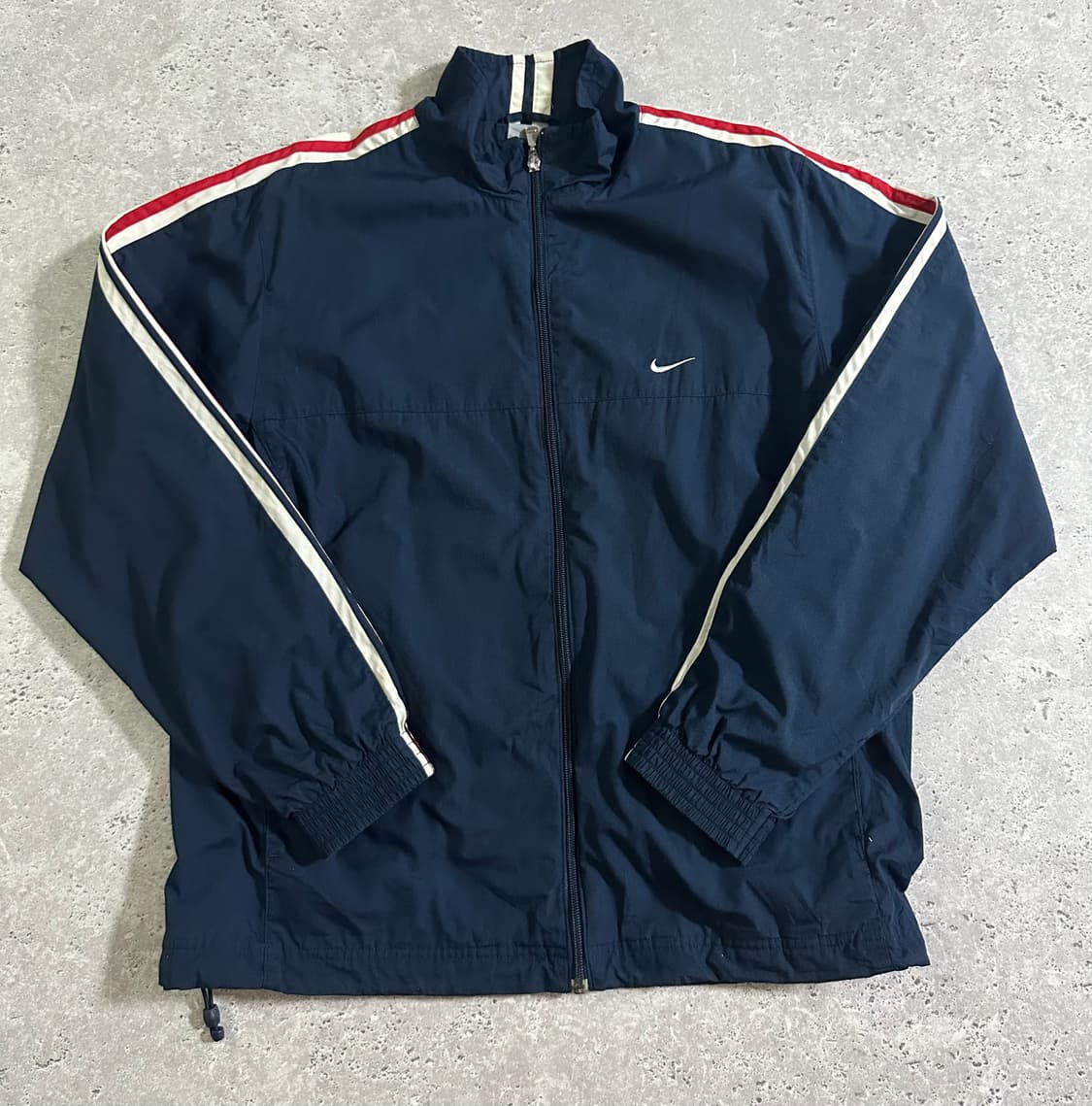 00s Nike 올드스쿨 네이비 레드 화이트 바람막이 상품이미지2