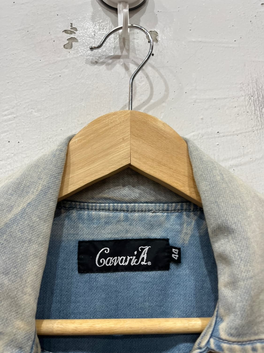 Cavaria JPN 워싱 데님 바이커 자켓 상품이미지6