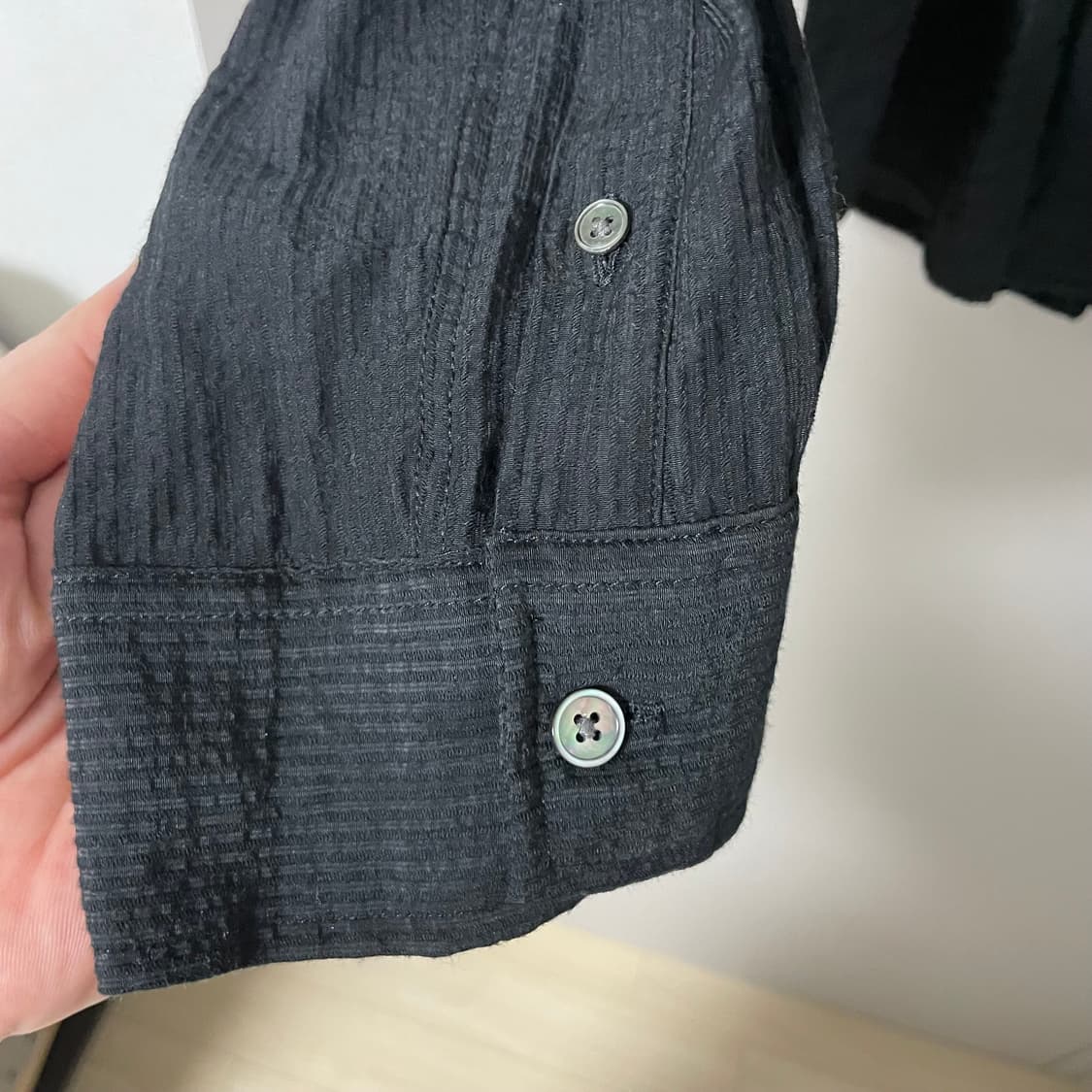 엘무드 실키 스트라이프 셔츠 상품이미지5