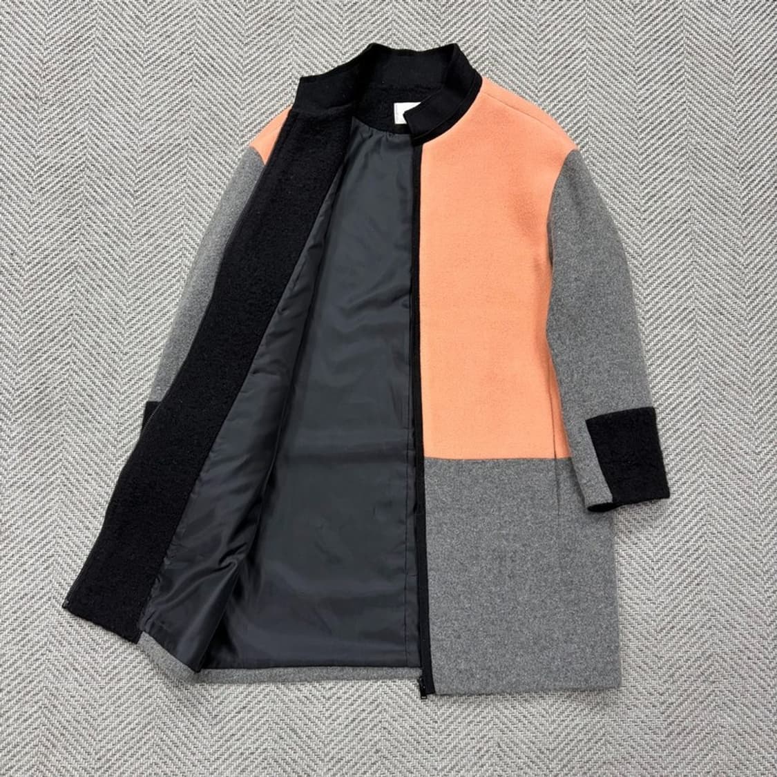 sjsj 울캐시미어 집업 코트 v1958 상품이미지5