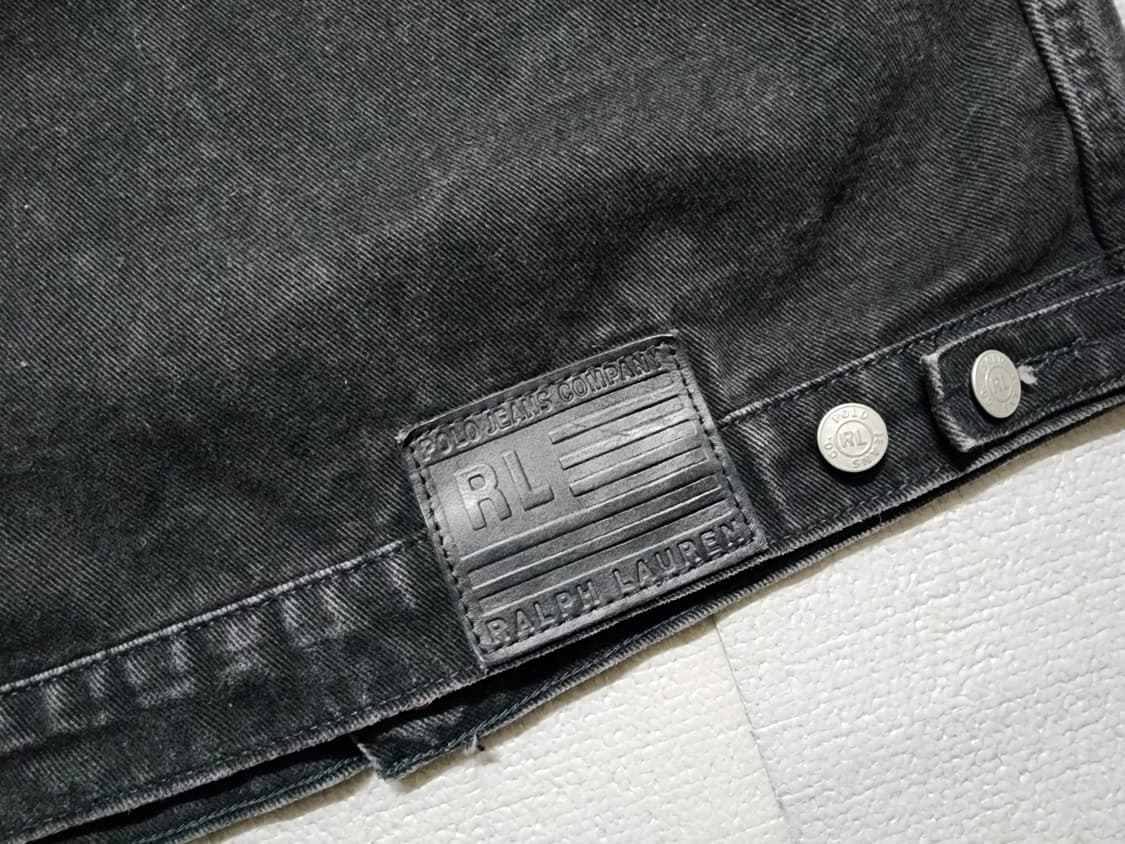 빈티지 폴로진스 2세대  블랙 데님 트러커자켓 상품이미지6