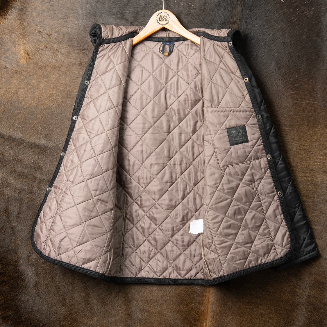 [93] 라벤햄 x 에디피스 콜라보 후디드 퀼팅자켓  상품이미지10