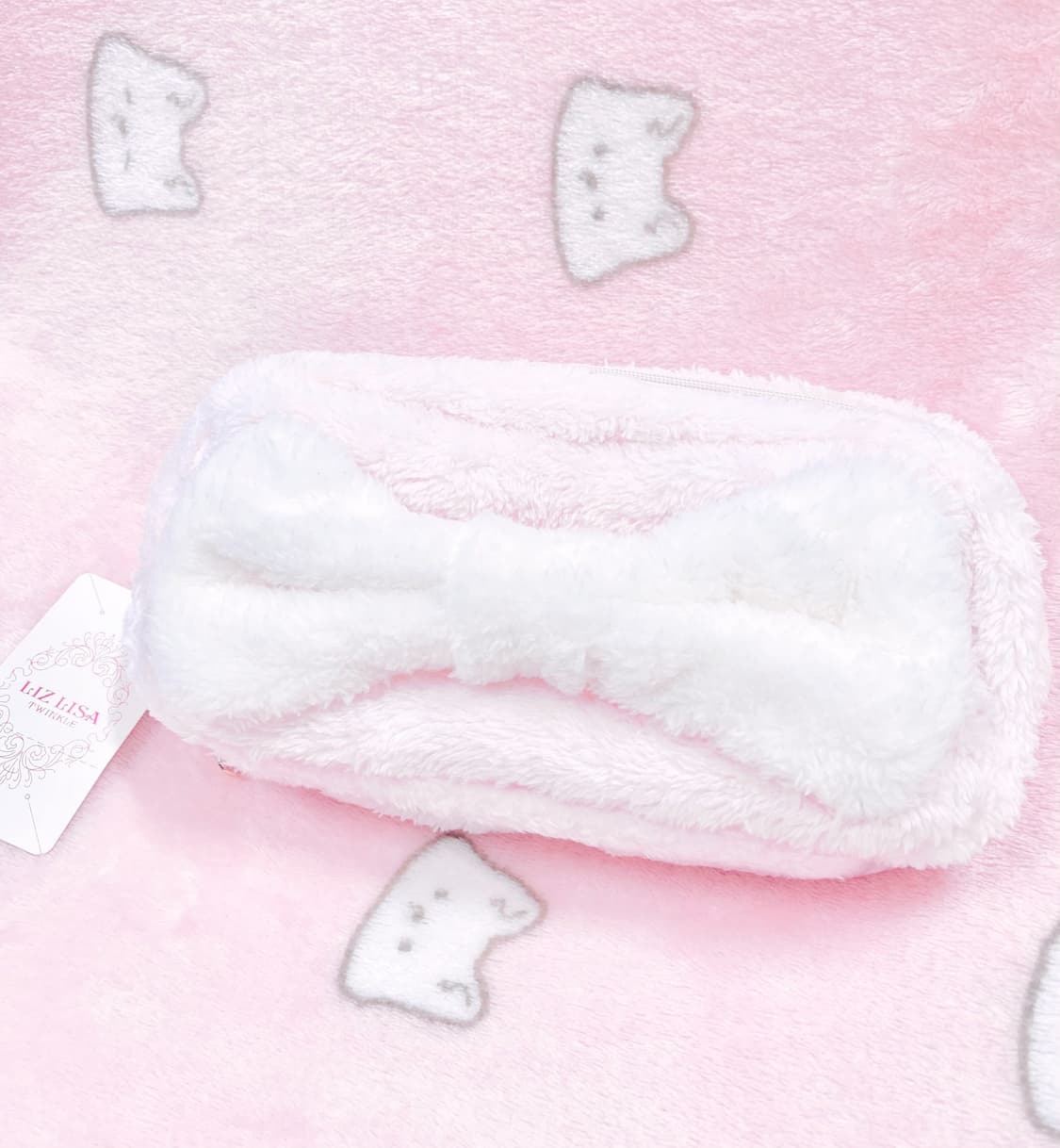 리즈리사 고전 왕리본 흰핑 파우치 히메갸루 로걀 핀터깔 상품이미지1