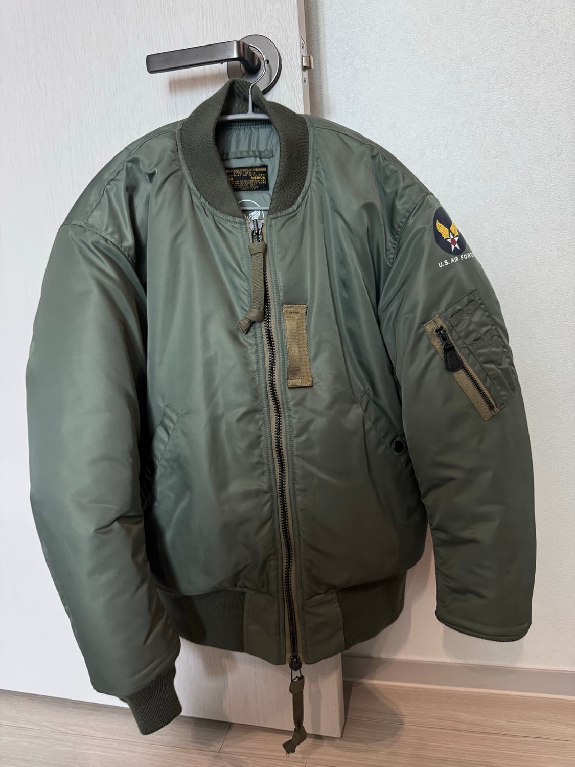 브론슨 MA-1 1950s KR Ver. Olive (m size) 상품이미지1