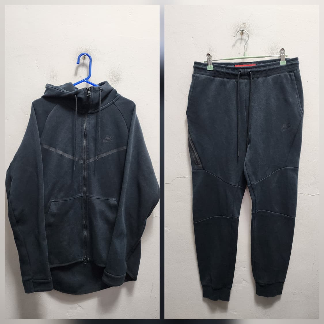 나이키 테크팩 블랙 상하의 세트 상품이미지1