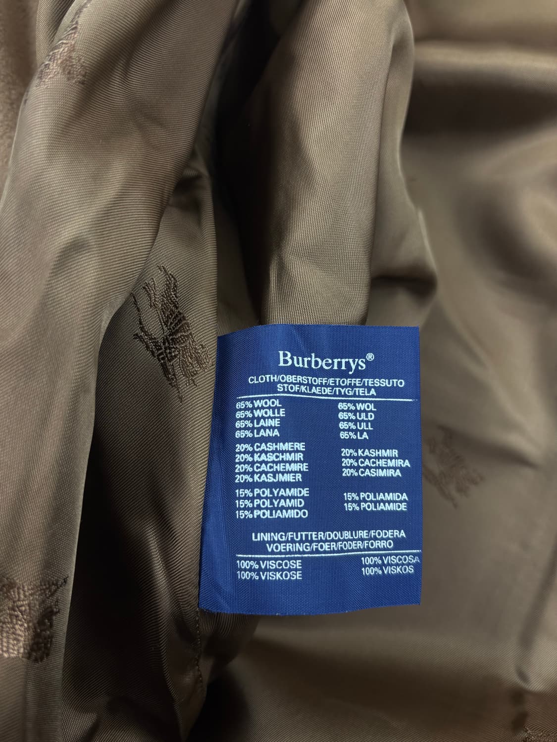 Burberry Wool Cashmere Coat  상품이미지8