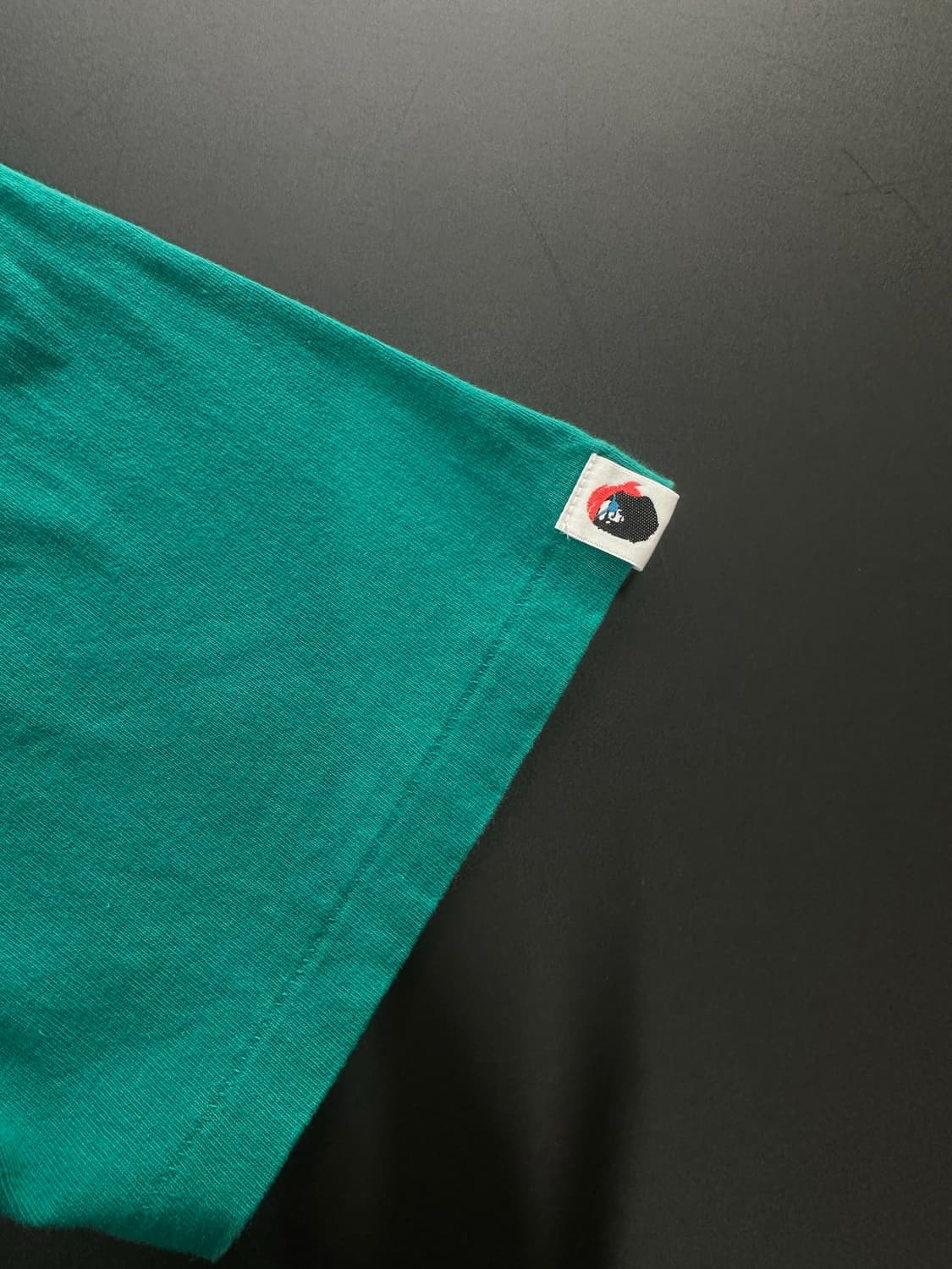 베이프 x PIRATE 해적마일로 반팔티 청록 상품이미지5