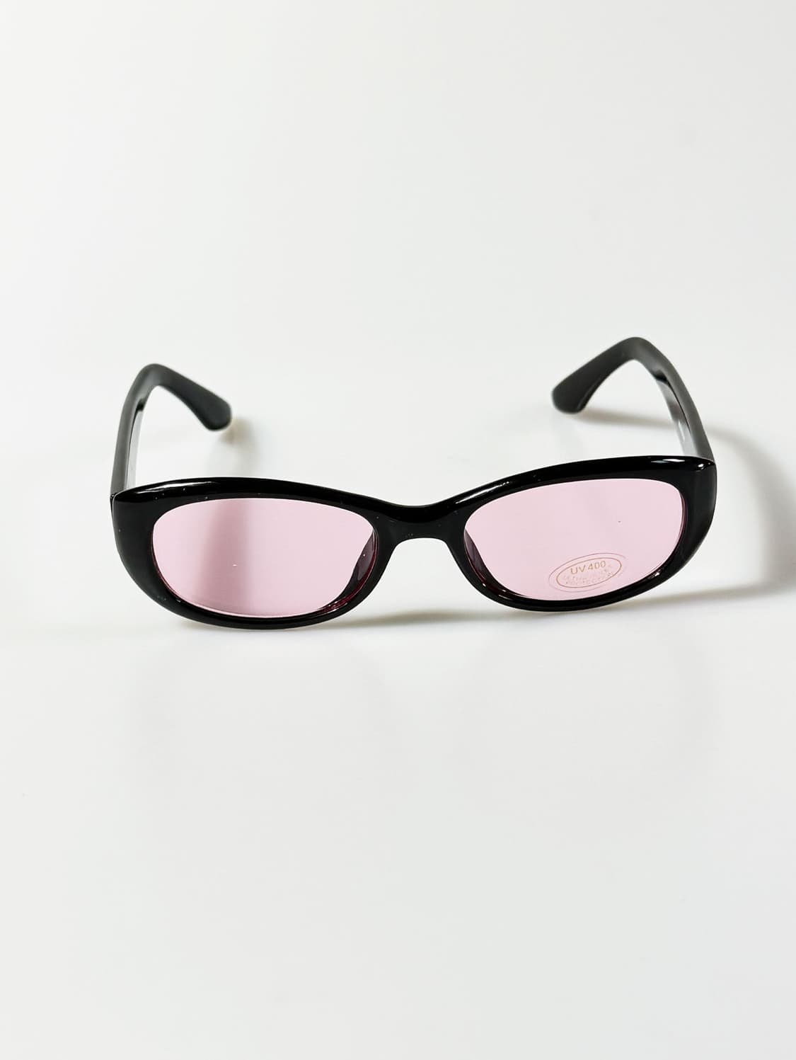 UNOSOLEIL 블랙 볼드 오벌 프레임 틴트 빈티지 선글라스 상품이미지2