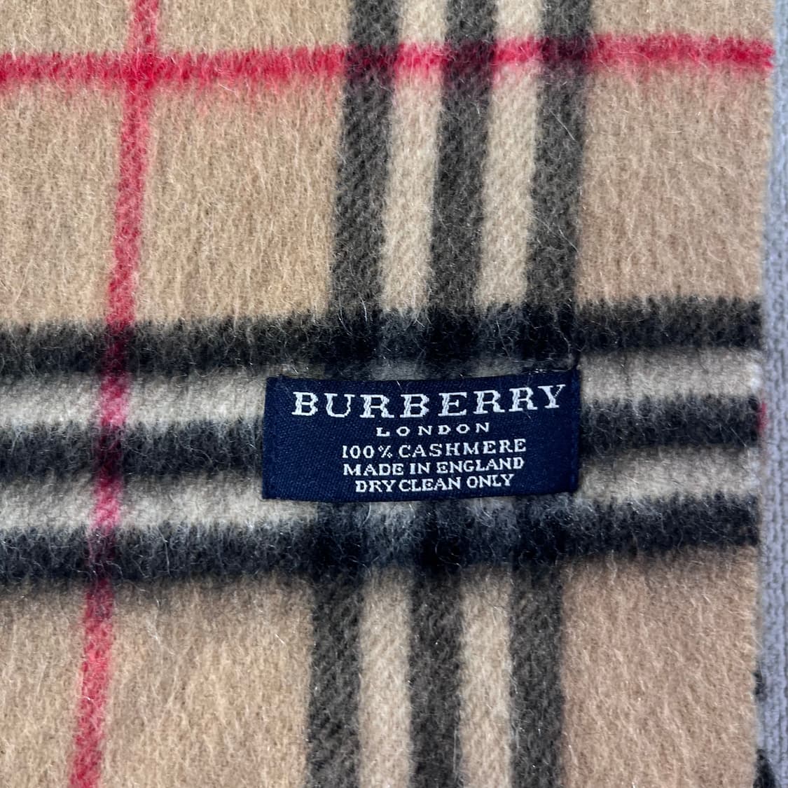 버버리 캐시미어 노바체크 머플러 상품이미지3