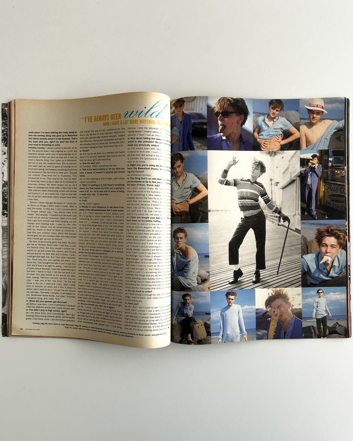 Interview June 1994 Leonardo Dicaprio 상품이미지4