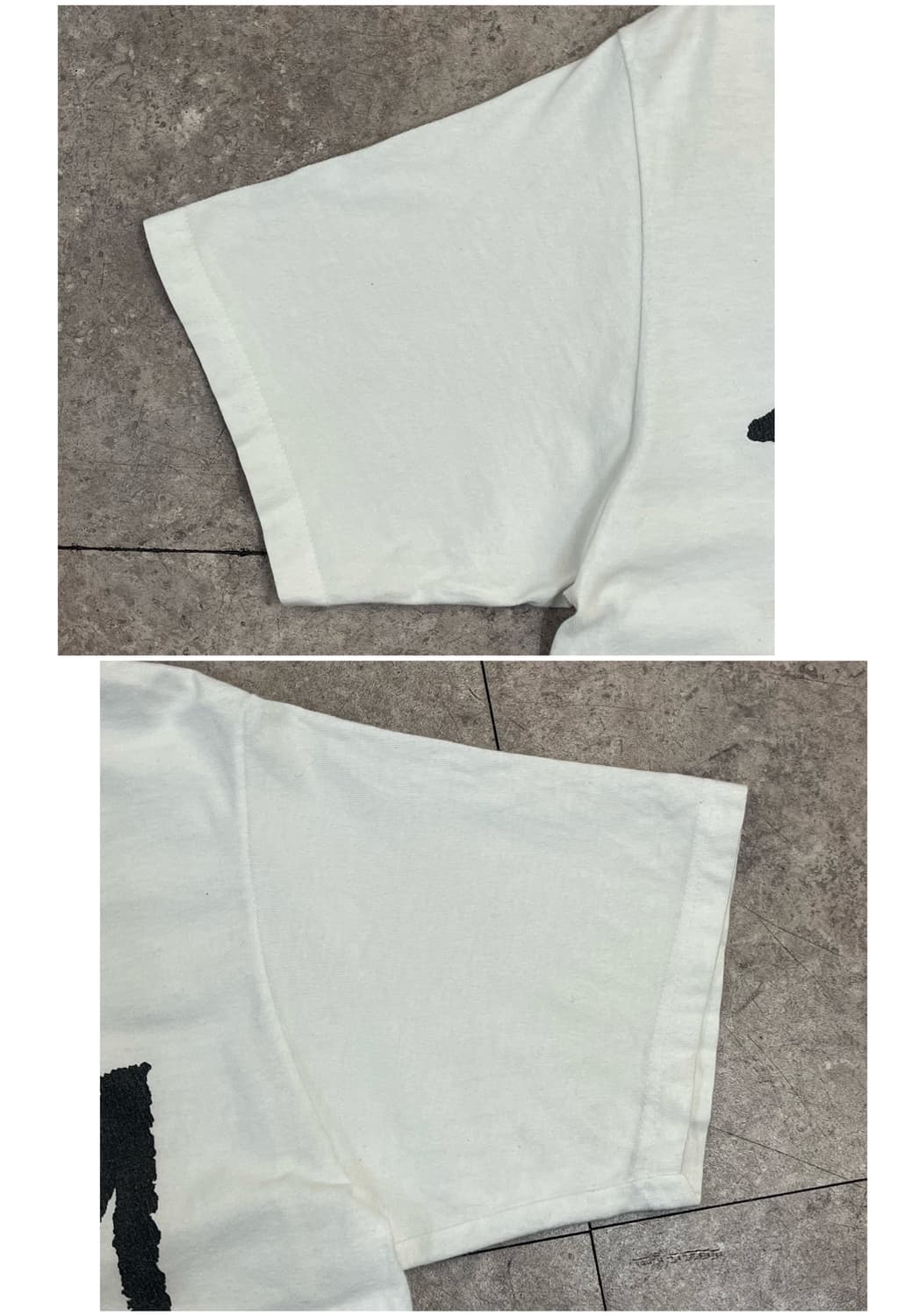 스투시 월드투어 반팔티 화이트 M #csz3231 상품이미지7