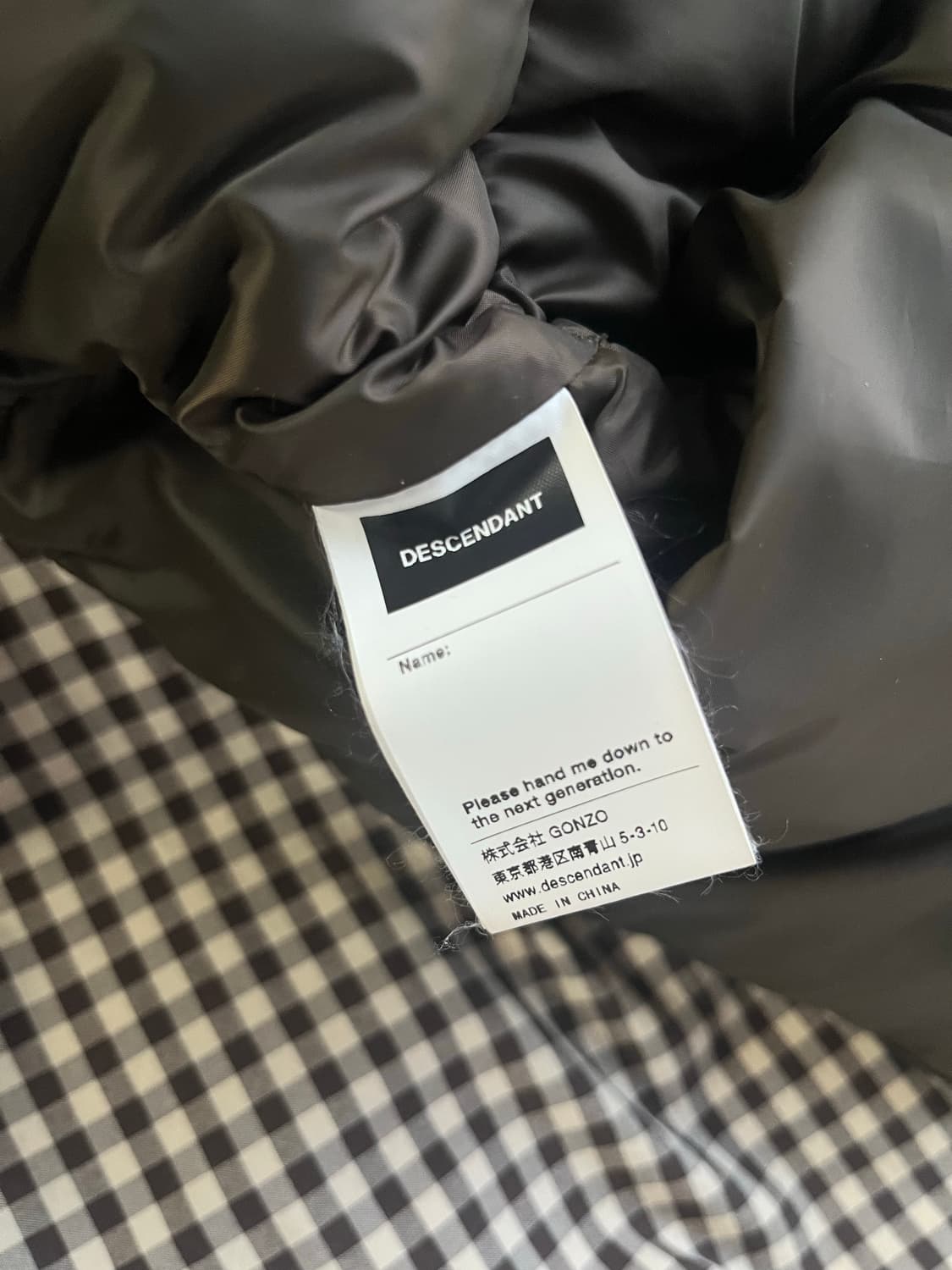 디센던트(DESCENDANT) / 푸퍼 베스트 올리브 / 4 상품이미지3