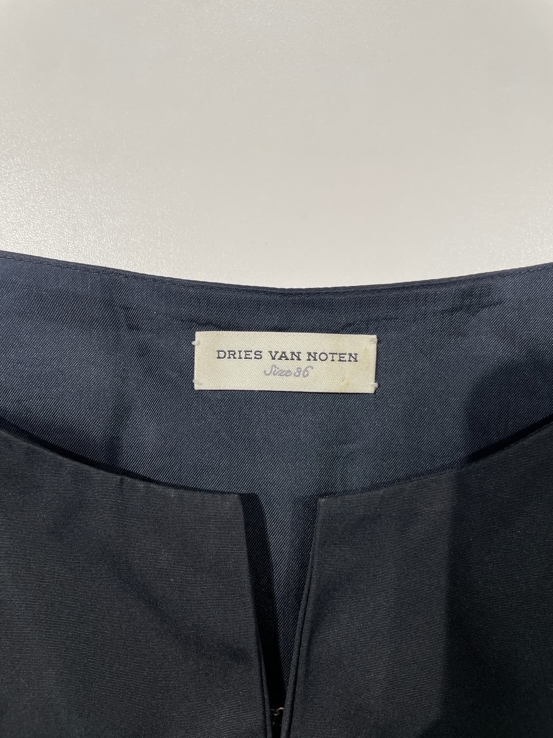 드리스 반 노튼 블랙 레이스 커프스 3/4 슬리브 코튼 미디원피스 상품이미지7