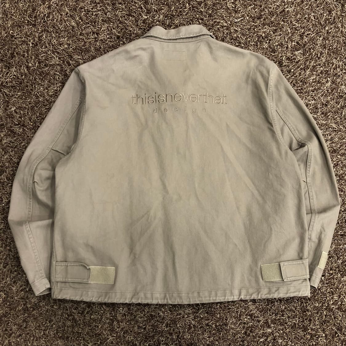 디스이즈네버댓 백로고 집업 자켓 상품이미지5