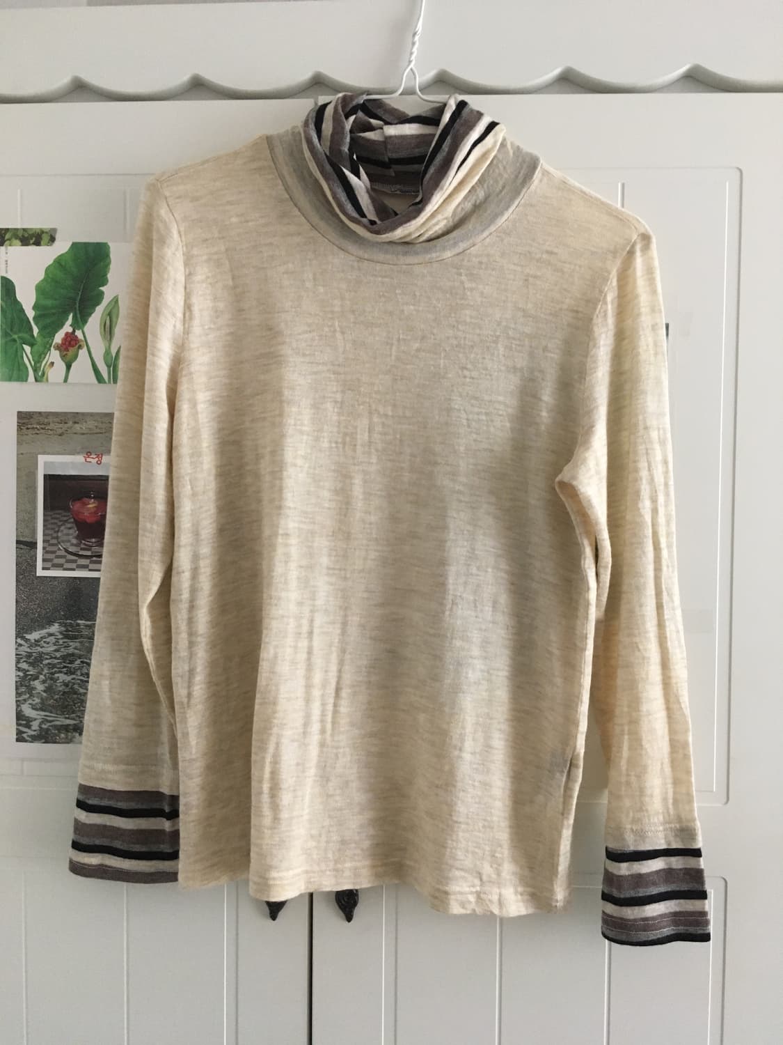 일본빈티지 하구미 스즈코 모리걸 히피 보카시 아오이유우 레이어드 코디세트 상품이미지3