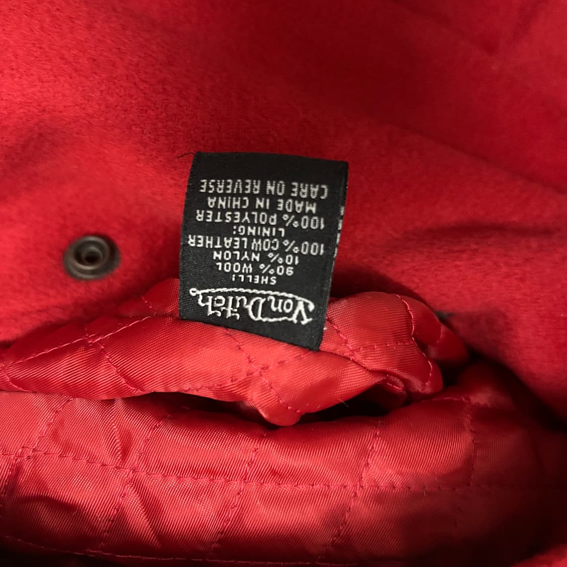 (L) 본더치 레드 블루 바시티 자켓 상품이미지8