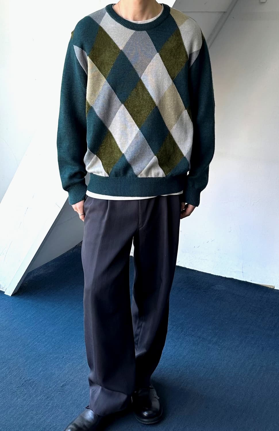 Multi patterned knit P/O 상품이미지7