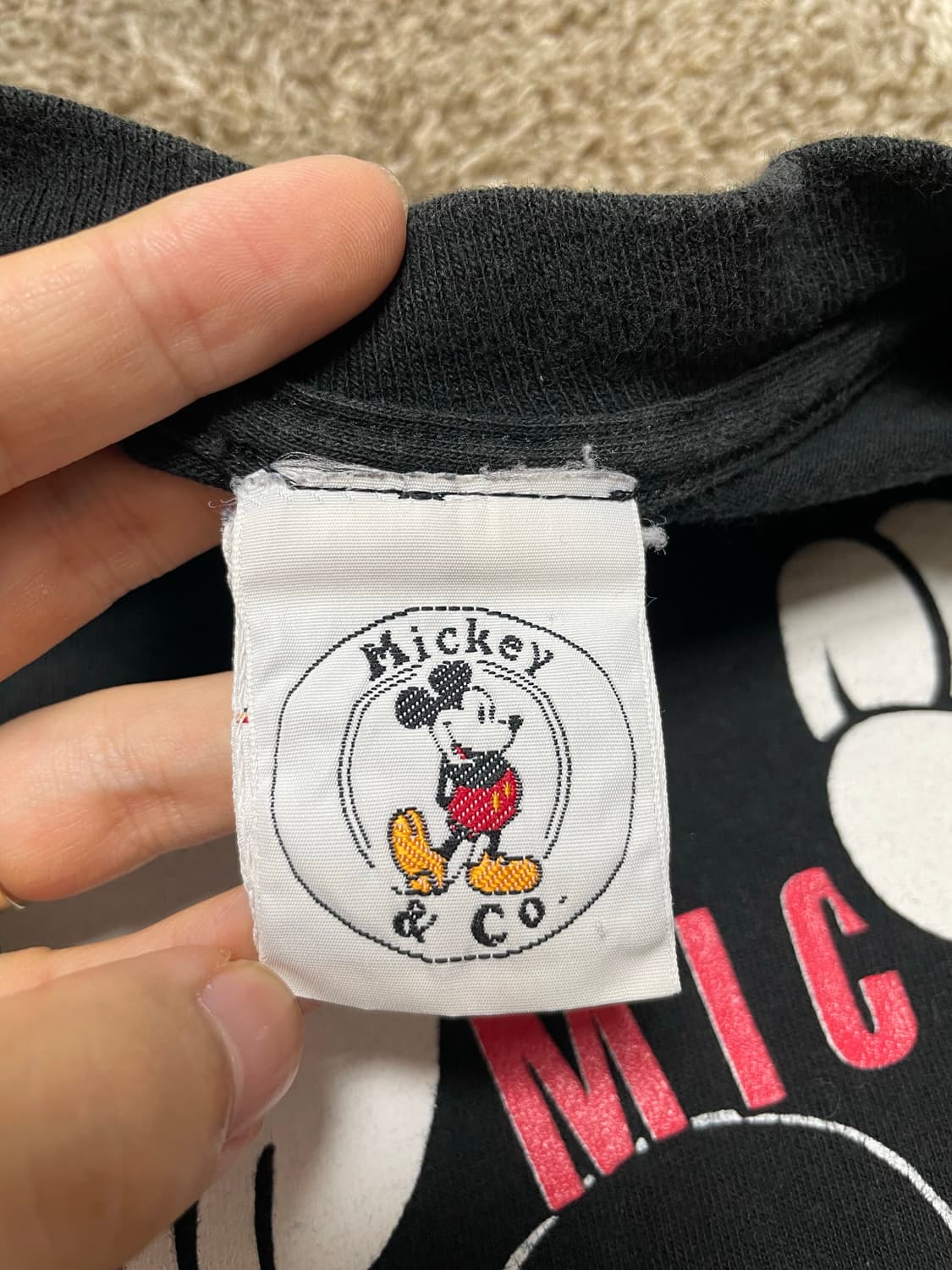 90s 빈티지 미키 티셔츠 mickey tee 상품이미지4