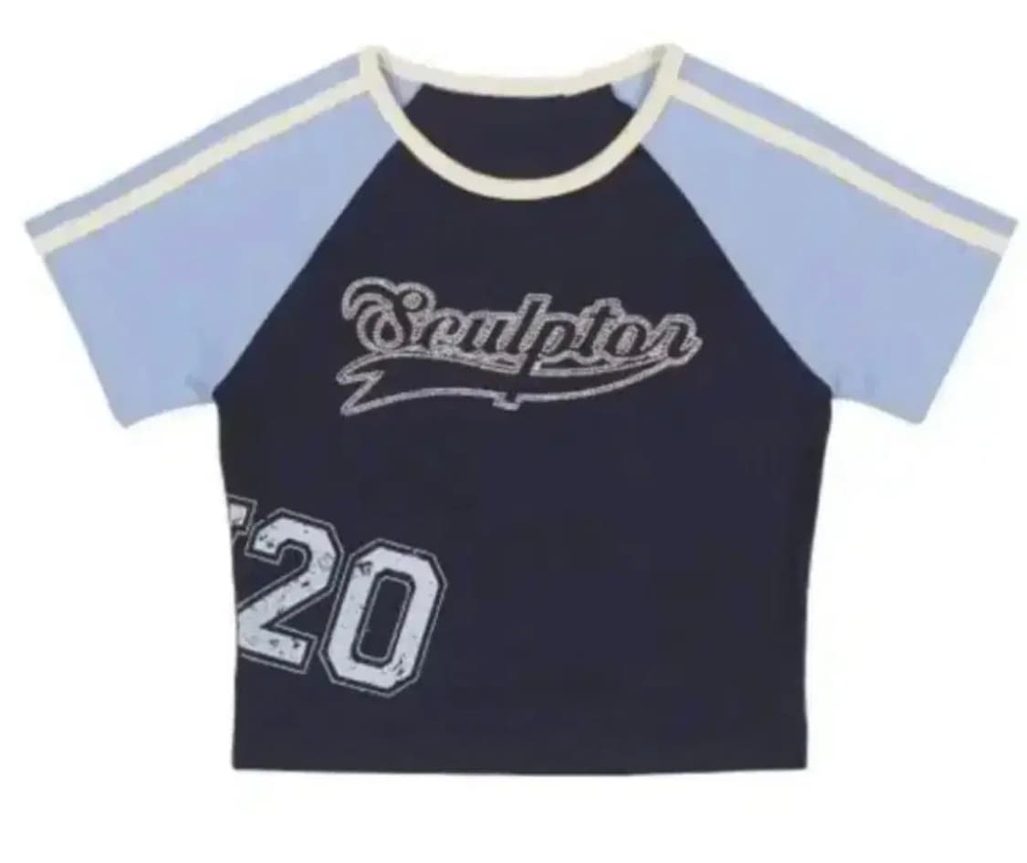 스컬프터 쥬얼 레터링 티셔츠 상품이미지1