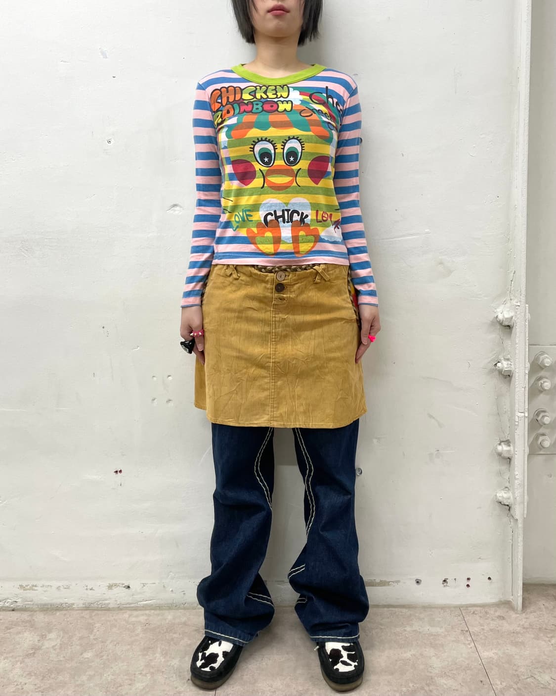 Love Revolution Chicken Stripe Sleeve  상품이미지4