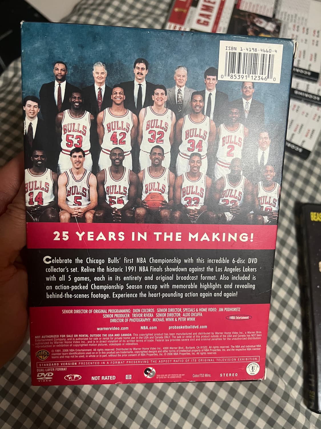 1991년 불스 대 레이커즈 파이널 다큐 DVD 6장 셑 상품이미지6