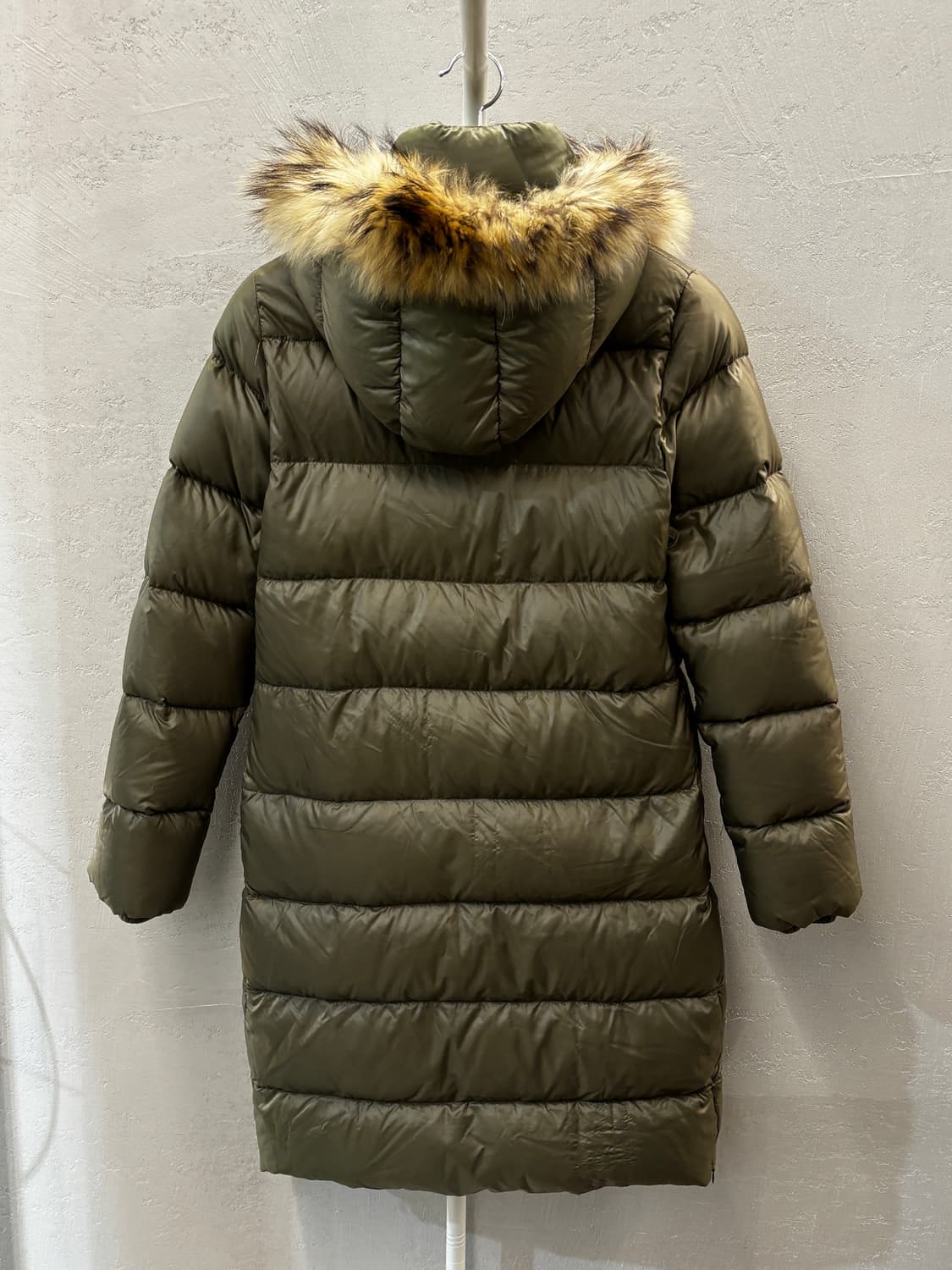 듀베티카 그레이 구스다운 여성 롱패딩 카키 44 상품이미지3