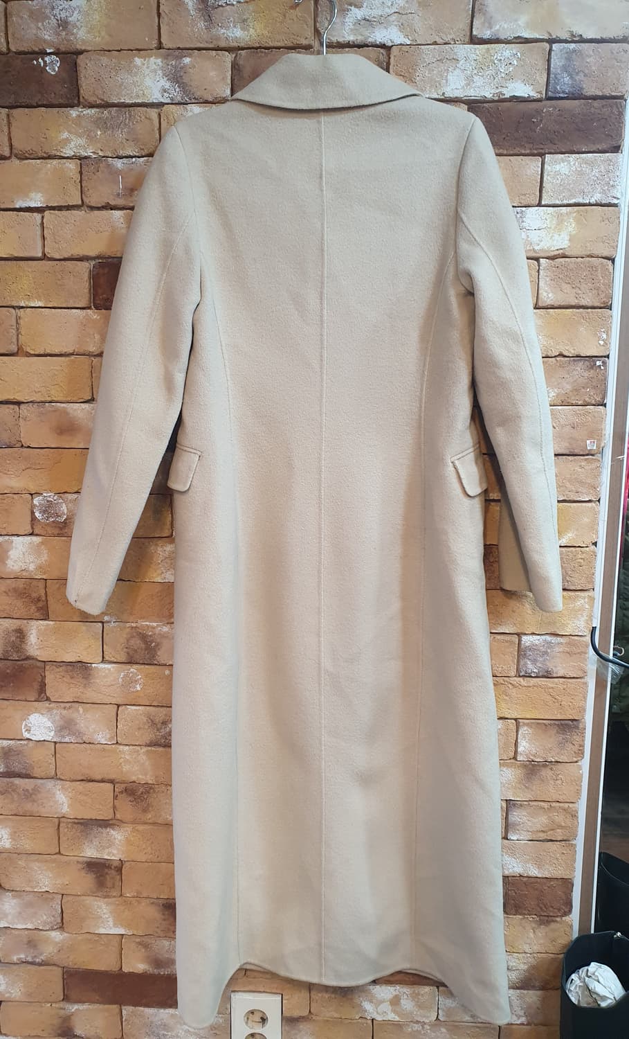 SYSTEM 핸드메이드 베이지 롱 코트 상품이미지2